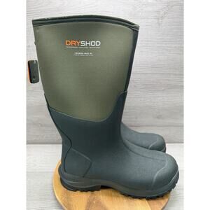 Dryshod Legend Mxt Round Toe Pull On Rain Mens Green Casual Boots Size 11-11.5